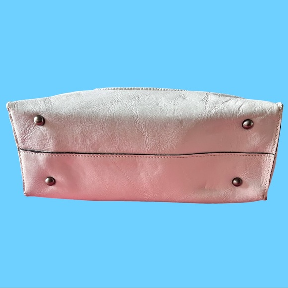 Patricia Nash White Toscano Twisted Woven Embossed Handbag. - Picture 11 of 16